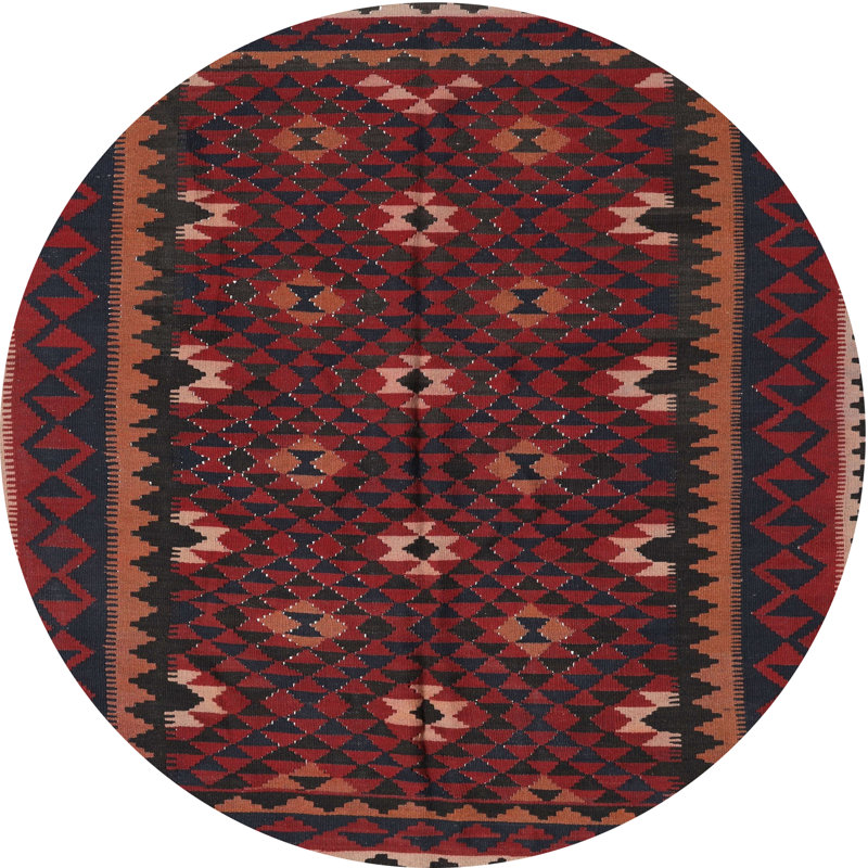 Southwestern Indoor Rug, Round 7'