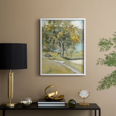 «Vintage Floral Print» CCXLVII, reproduction encadrée - bois massif