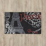 Daejha "Paris" Black Rug