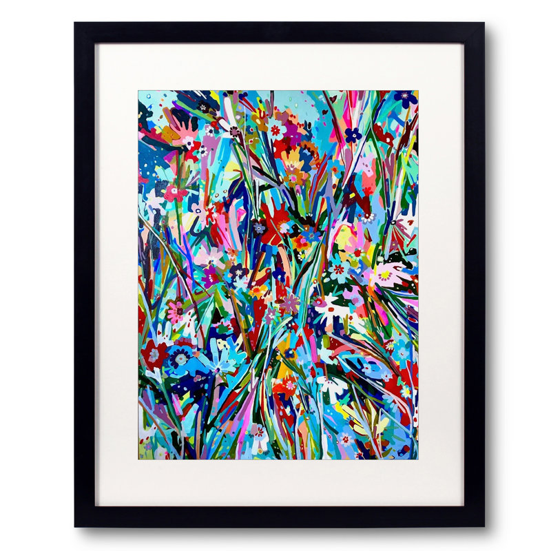 Spring 1702 Print by Mary Sullivan, Black Framed Paper, 20" H x 16" W