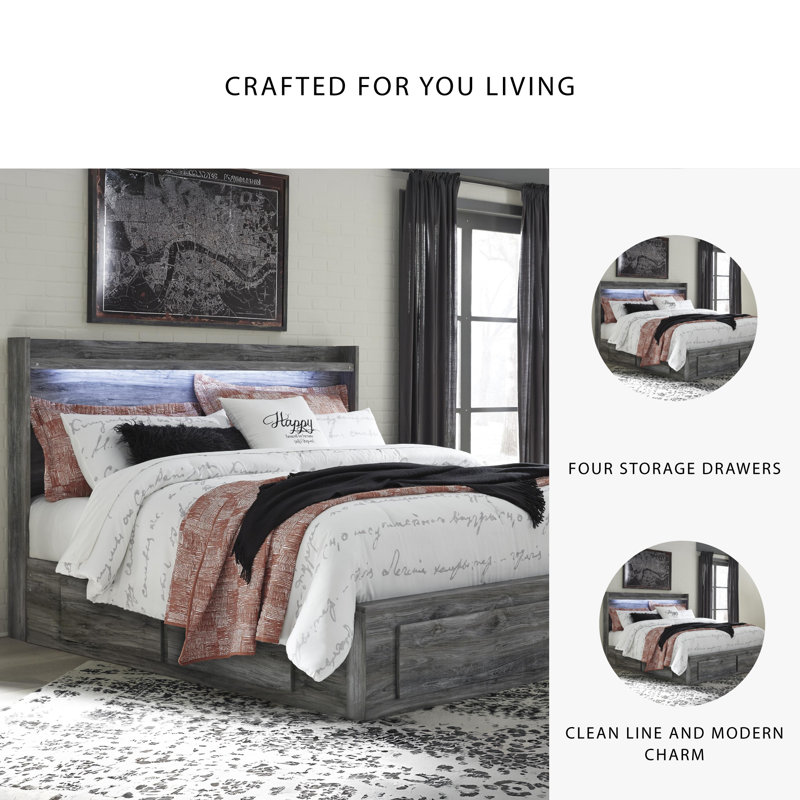 Kaisee Panel Bed, King