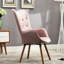 Chaise d'appoint en velours mauve, ensemble de pieds en bois massif, chaise à dossier contemporain en velours, structure en bois-1985990013