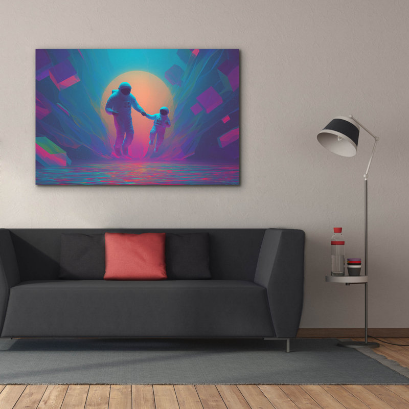 Toile épique «Stellar Legacy» par Ann Klee, graffiti épique, 60 po x 40 po, H 40 po x l 60 po