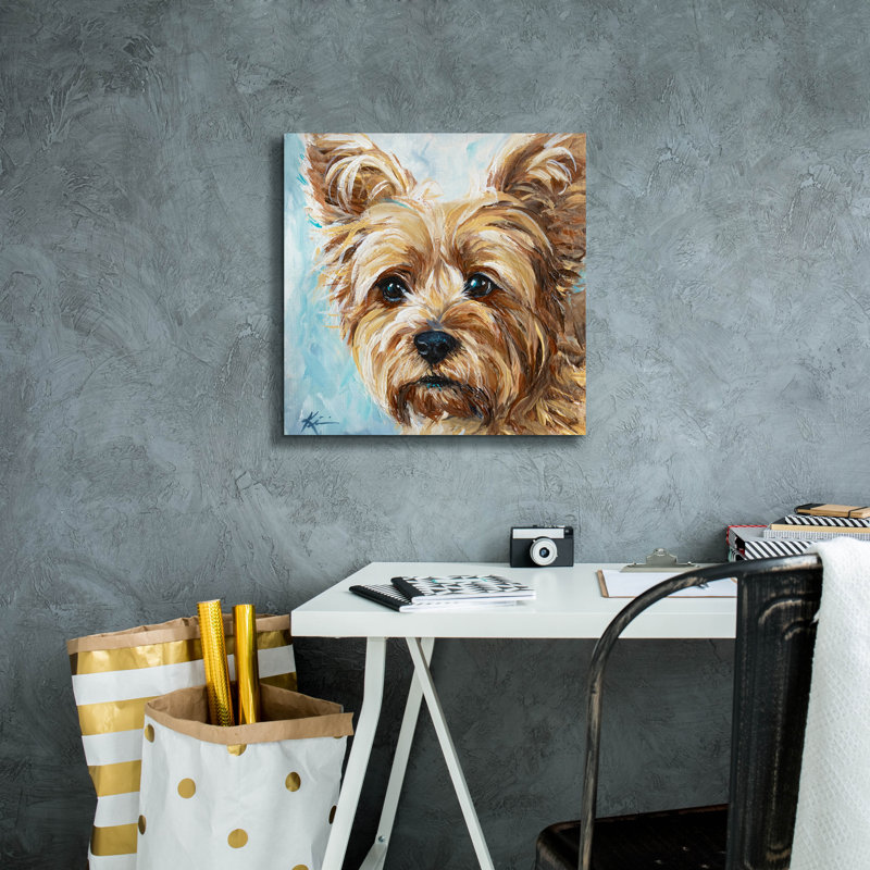 Art mural sur toile Red Barrel Studio® «Must Love Dogs Yorkie» par Lindsay Kivi, H 18 po x l 18 po x P 0,75 po