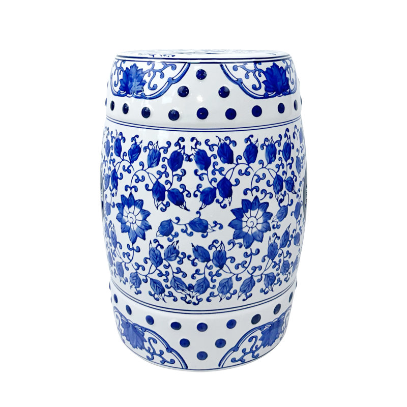 Tabouret en céramique de style chinois