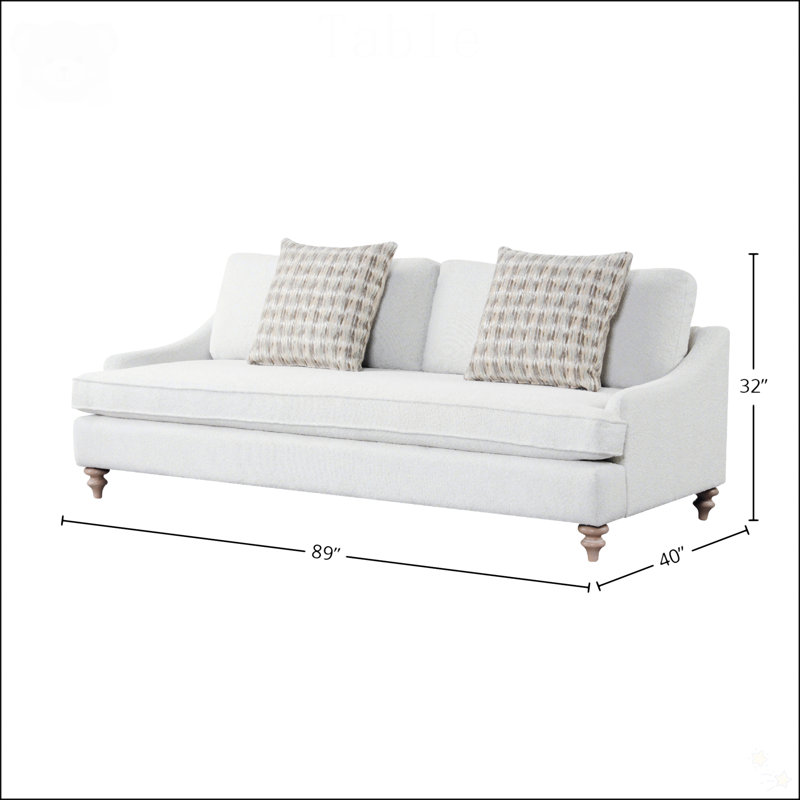 Coussin de canapé simple réversible avec 2 coussins