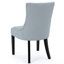Chaises de salle à manger modernes et bleues avec piqûre en losange