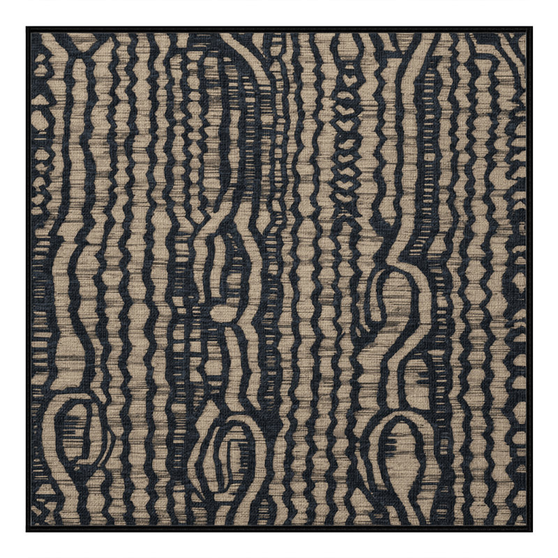  Tapis hawaïen lavable à hameçons, Carré 3 pi