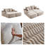 Canapé modulaire de 69 po en forme de nuage, méridienne en forme de L avec méridienne en forme de R avec assise profonde et confortable canapé 2 places-1287987795