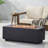 Grey Concrete Outdoor Fire Pit, 40" X 19" 15", 40,000 - Transform Your Space , Warm Up World