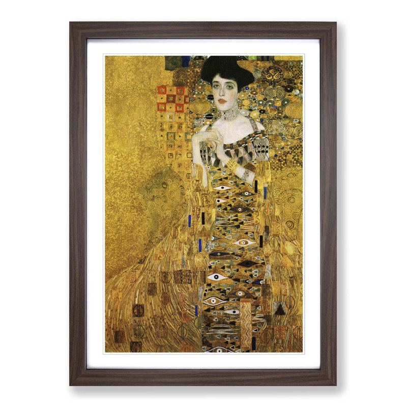 Gustav Klimt - Single Picture Frame Painting, Walnut