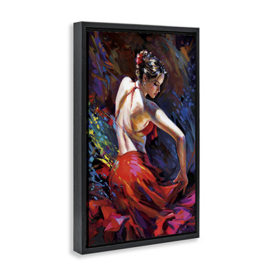 «Passionate Flamenco Dancer Floater», art mural par Leon Devenice