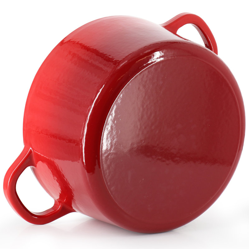 Cocotte en fonte émaillée Crockpot Artisan, Rouge, 6 pintes