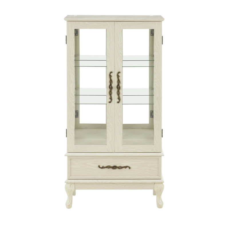 Armoire vitrée avec porte vitrée Curio
