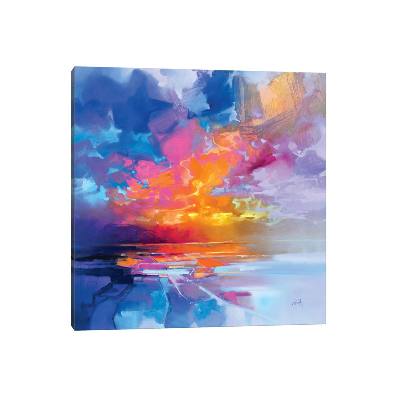 Skye Sunset Fragments by Scott Naismith - Wrapped Canvas Painting, 66.04cm H x 66.04cm W x 1.91cm D