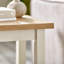 Abbondanza Solid Wood Side Table with Shelf - Traditional Farmhouse Cottage End Table-1344964210