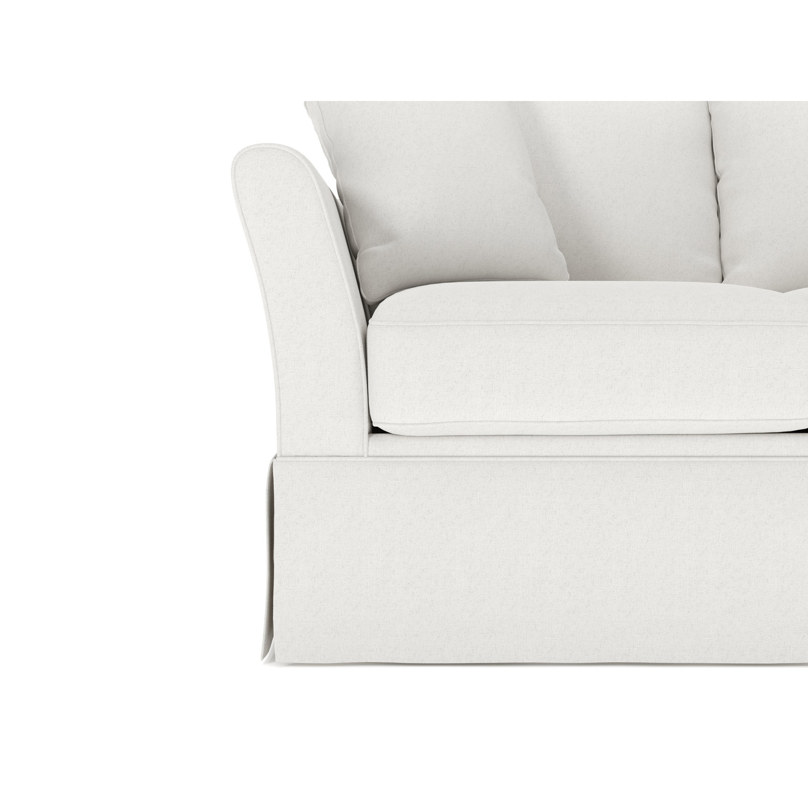 Shelby 2-PC Upholstered Symmetrical Sectional, Right Hand Facing, Macarena Beige
