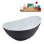 74.8'' x 35.4'' Soaking Acrylic Bathtub-90936592