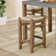 Ensemble de salle à manger 5 pièces en bois massif Aston Rustic Industrial