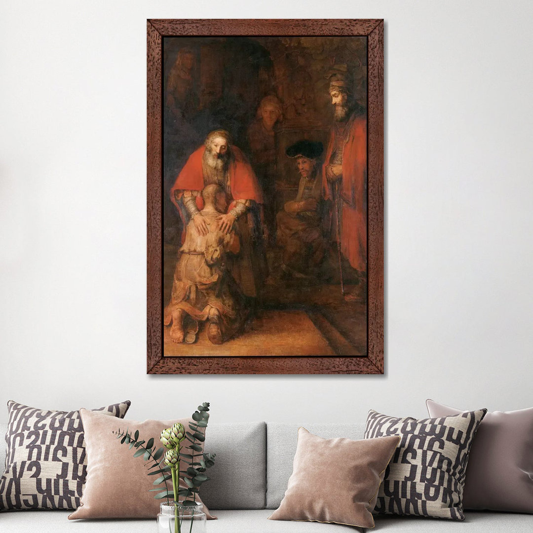 Return Of The Prodigal Son C. 1668 by Rembrandt Van Rijn - Painting on Canvas