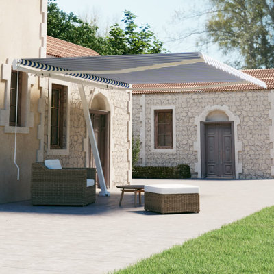 Auvent rétractable avec manivelle VidaXL
