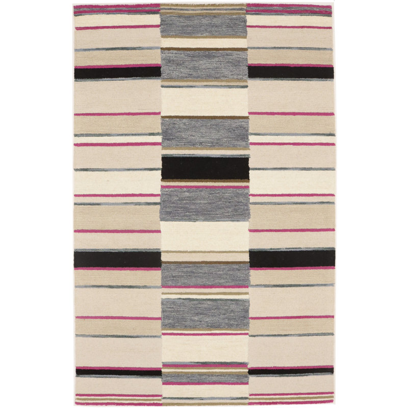 Tapis oriental multicolore moderne 5 x 8