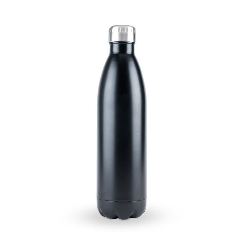 Bouteille d’eau en acier inoxydable 25 oz, Noir mat