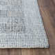 Holland Geometric Handmade Tufted Wool Area Rug in Blue