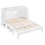Lit escamotable avec tiroir et un ensemble de prises et de ports USB, design moderne-114205992-114205993
