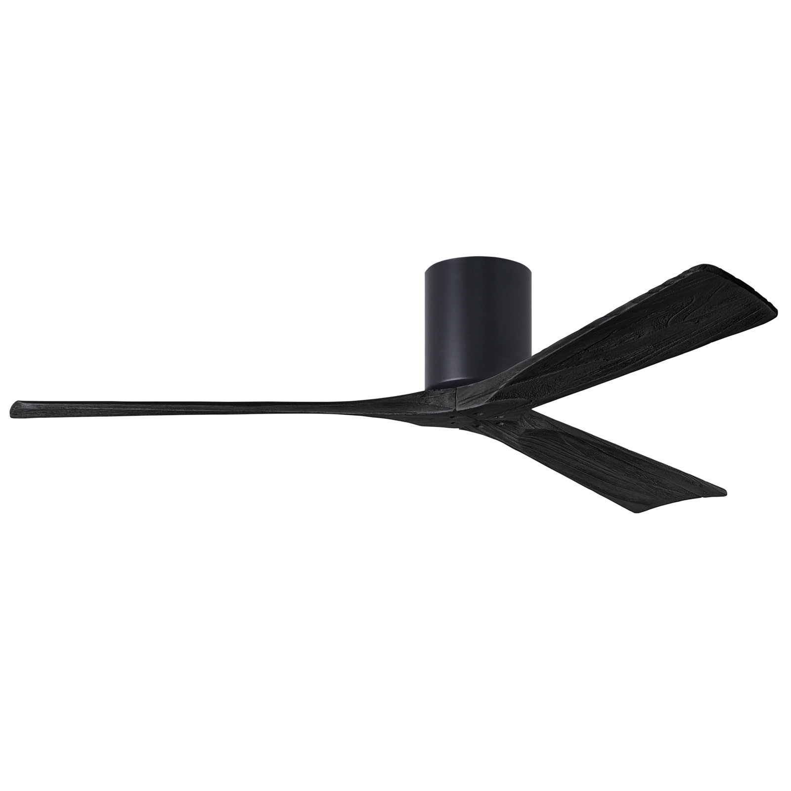 Olivier 3 Blade Ceiling Fan, Matte Black, Matte Black, 60"