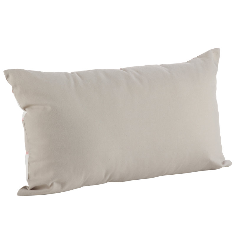 Coussin lombaire à carreaux géométriques Brick