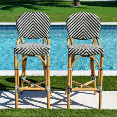 Ensemble de 2 tabourets de comptoir Panama Jack