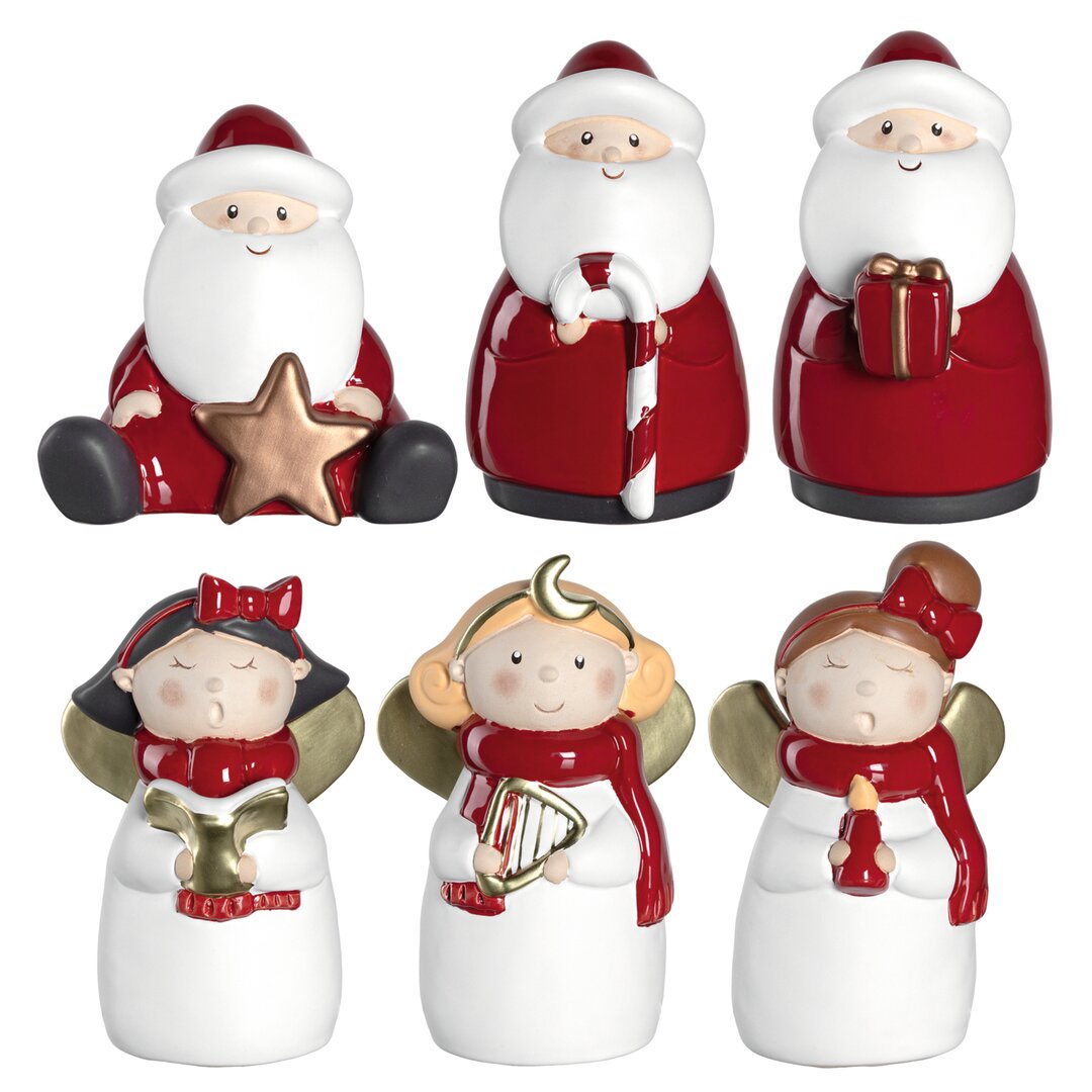 6-tlg. Figuren-Set Natale