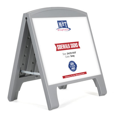Porte-affiche pour panneau extérieur à double face Sandwich Board