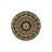 Leaf Patterned Modern Patterned Woven Base Rug-816488553