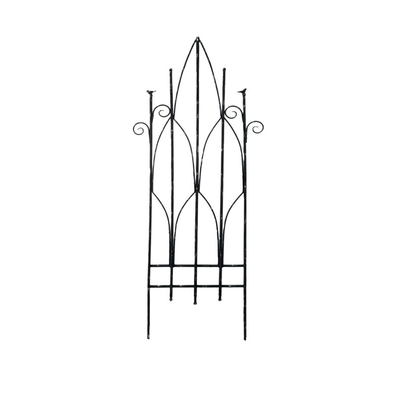 Clôture de jardin en fer 19,69 po x 67,72 po Sungmor