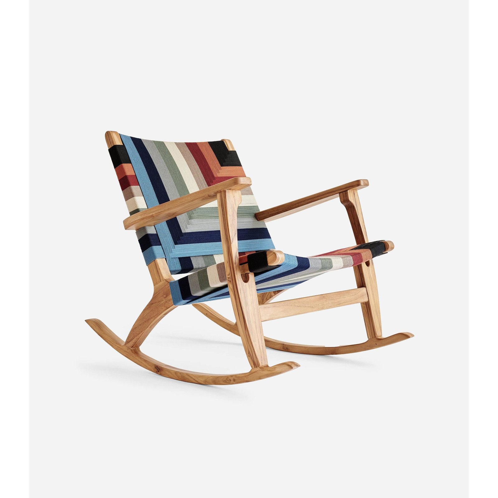 Masaya Rocking Chair, Vaqueano Pattern , Natural