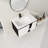 Floating Wall-Mounted Bathroom Vanity With Ceramics Sink-1048328787