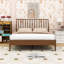 Lit plateforme Mid-Century moderne en bambou avec tête de lit-1804726735-1804726733