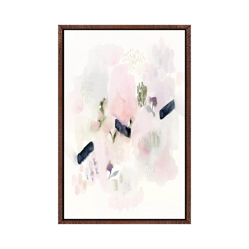 Surrender I by Stephanie Ryan - Painting on Canvas, 66.04cm H x 45.72cm W x 3.81cm D, Classic Brown Wood Floater Framed