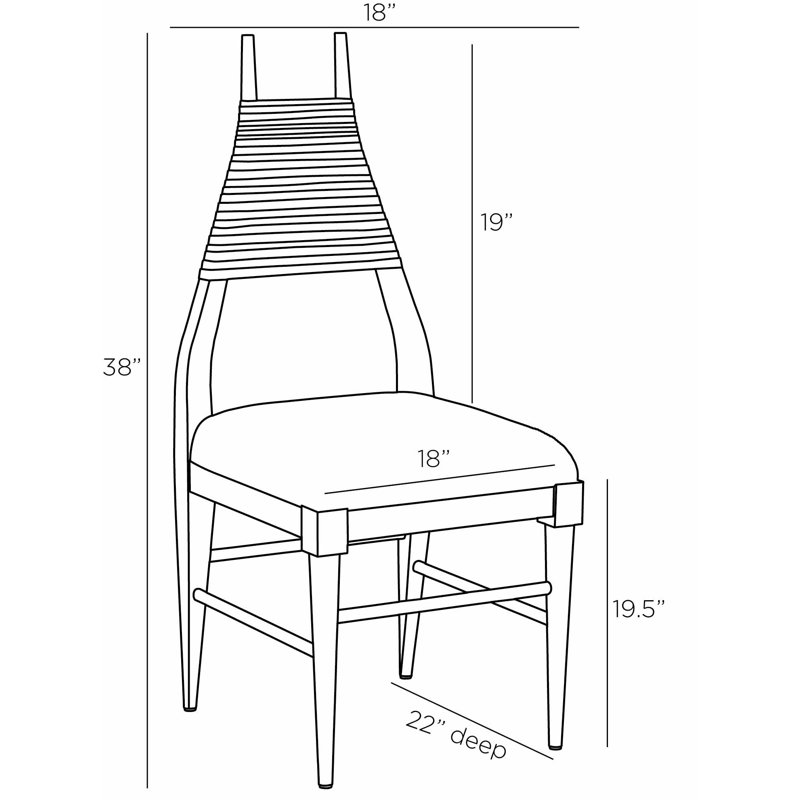 Biziki Dining Chair, Morel, Smoke