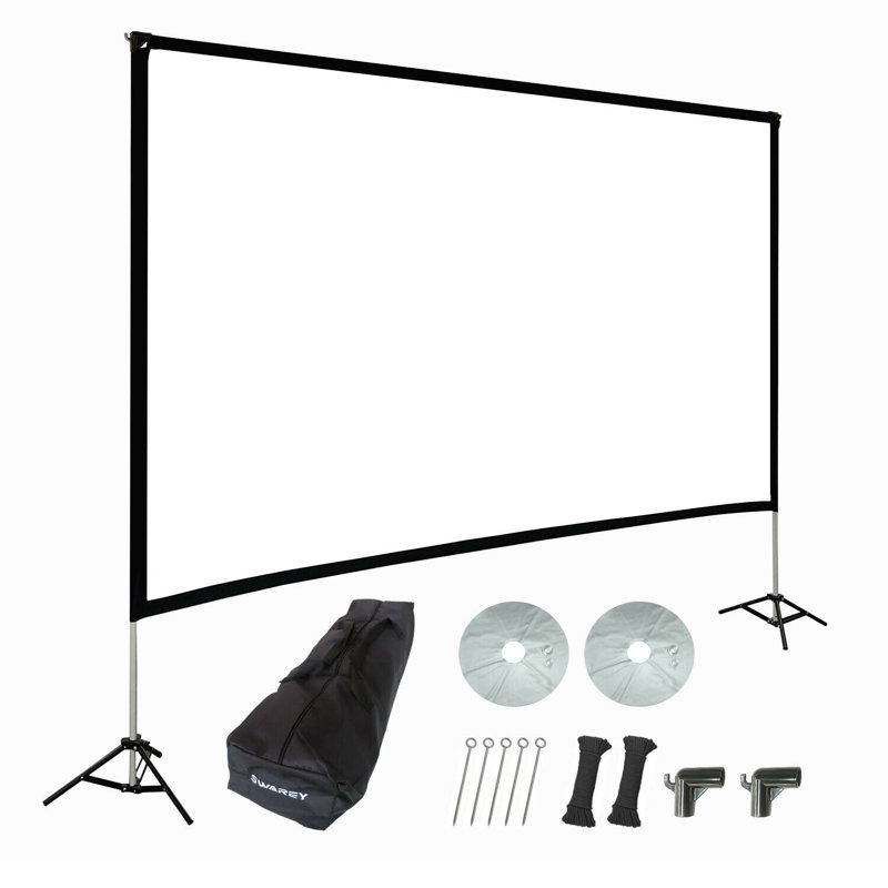 HMOREY Outdoor Portable Projector Screen Projector Screen