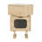 MDF CREATIVE ROTATABLE ROBOT STORAGE SIDE TABLE