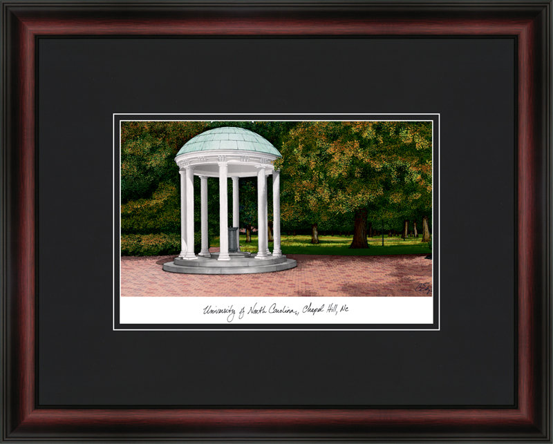 NCAA UNC Chapel Hill Academic Lithograph Picture Frame