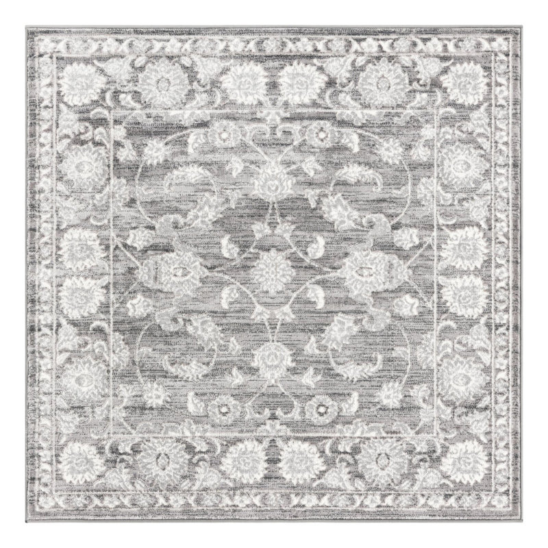 Musselman Rug, Oval 3'3" x 5'3", Gray