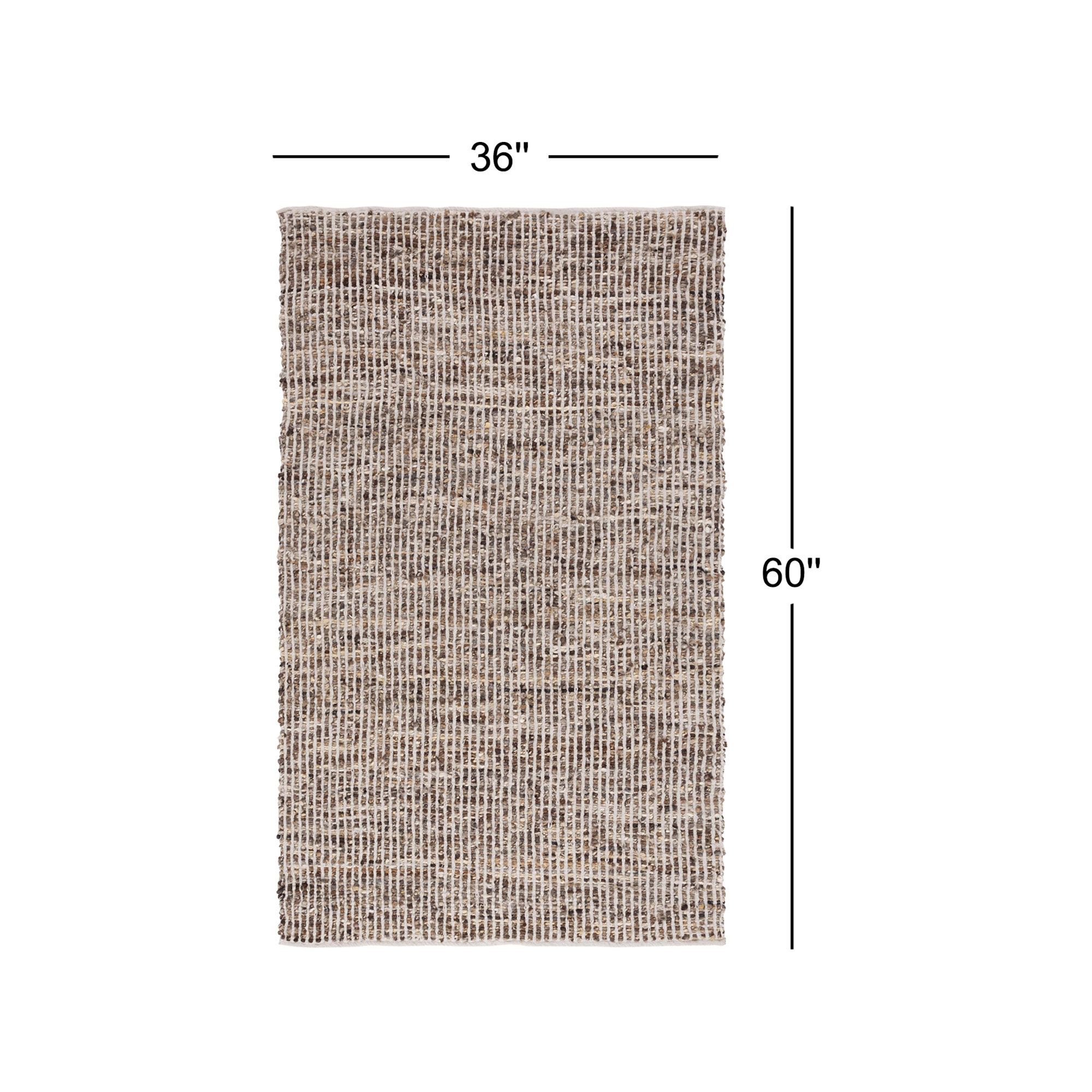 Murdock Ivory / Taupe Rug, Rectangle 3' x 5'