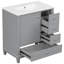 Meuble-lavabo 30 po avec lavabo, une porte avec tablette et trois tiroirs-1943450021