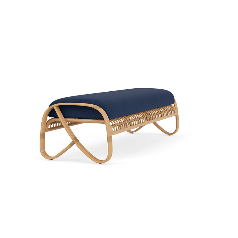 Riviera Patio Bench, Sandberg Navy