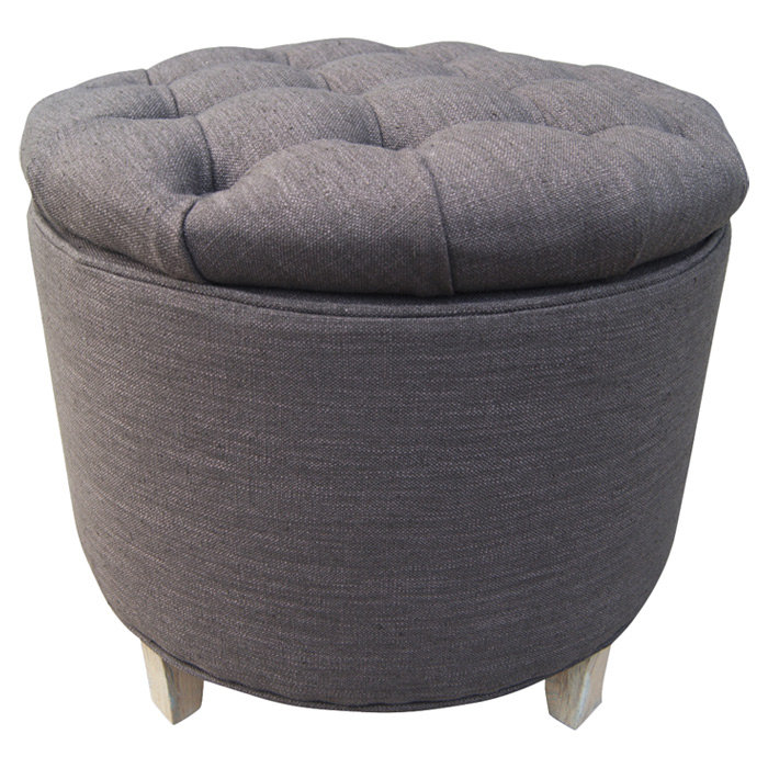 Eugenia 52cm Wide Tufted Round Ottoman