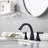 Widespread 2-handle Bathroom Faucet with Drain Assembly-58689375